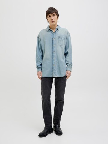JACK & JONES Comfort Fit Košeľa 'JORSANTORINI' - Modrá