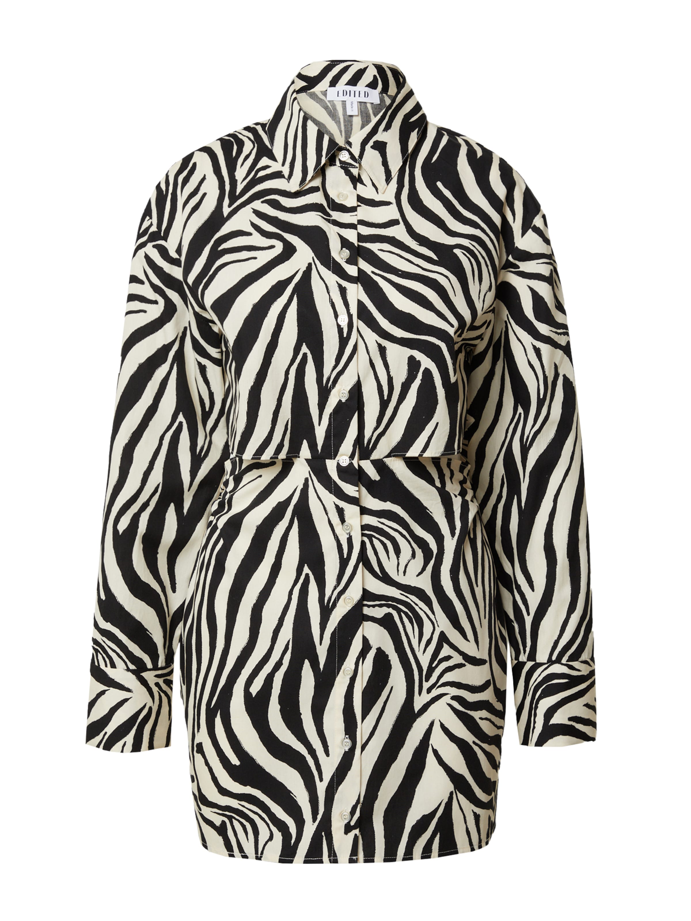 EDITED Μπλουζοφόρεμα 'Chalyse' σε μαύρο: μπροστά