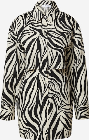 EDITEDKošulja haljina 'Chalyse' - crna boja: prednji dio