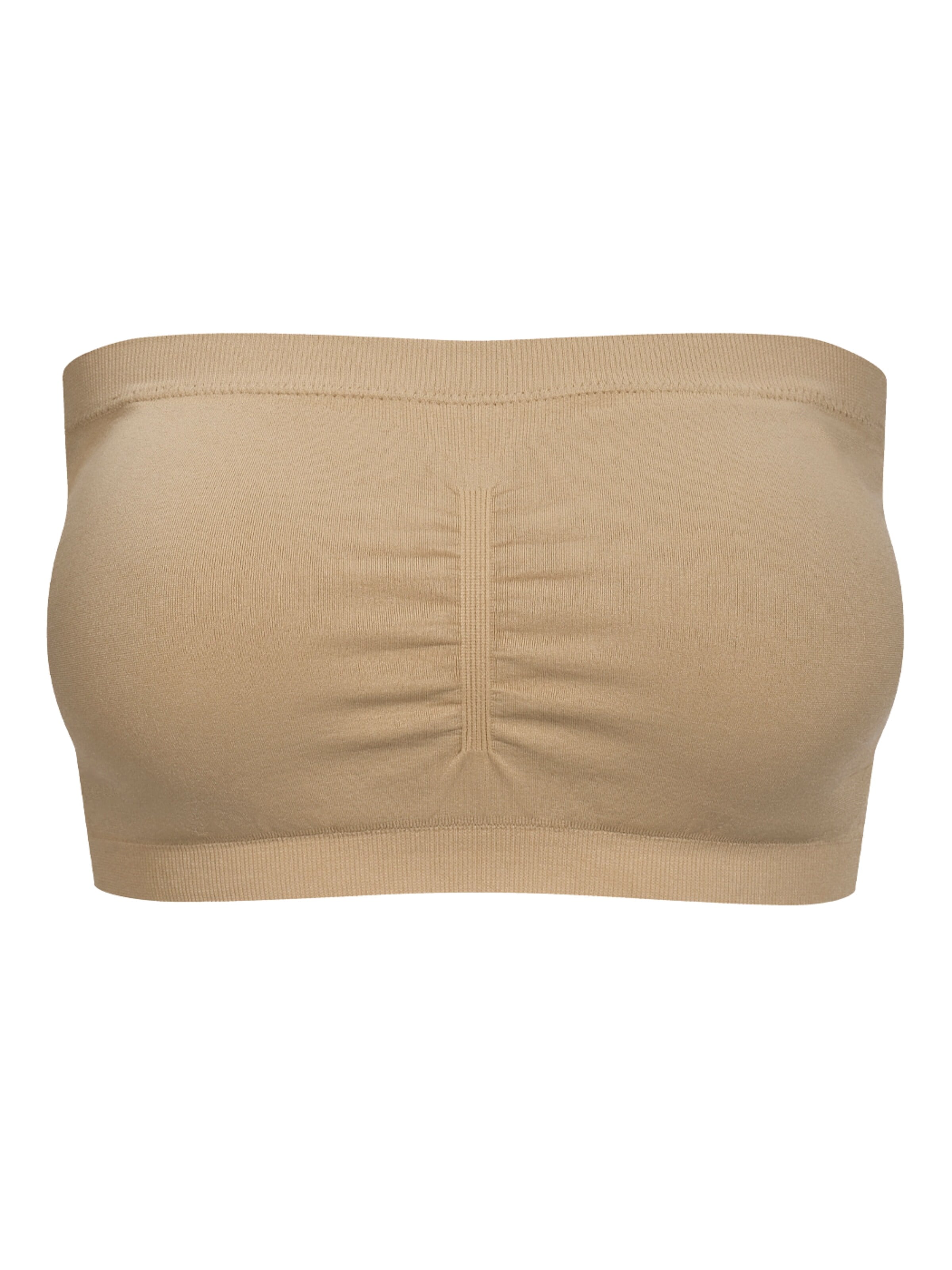 cfab (formerly creamy fabrics) Bandeau BH 'Bandeau-BH' in Beige: voorkant