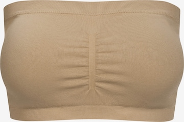 cfab (formerly creamy fabrics) Bra 'Bandeau-BH' in Beige: front