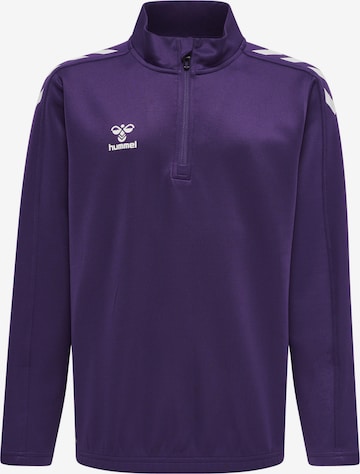 Hummel Athletic Sweatshirt in Purple: front