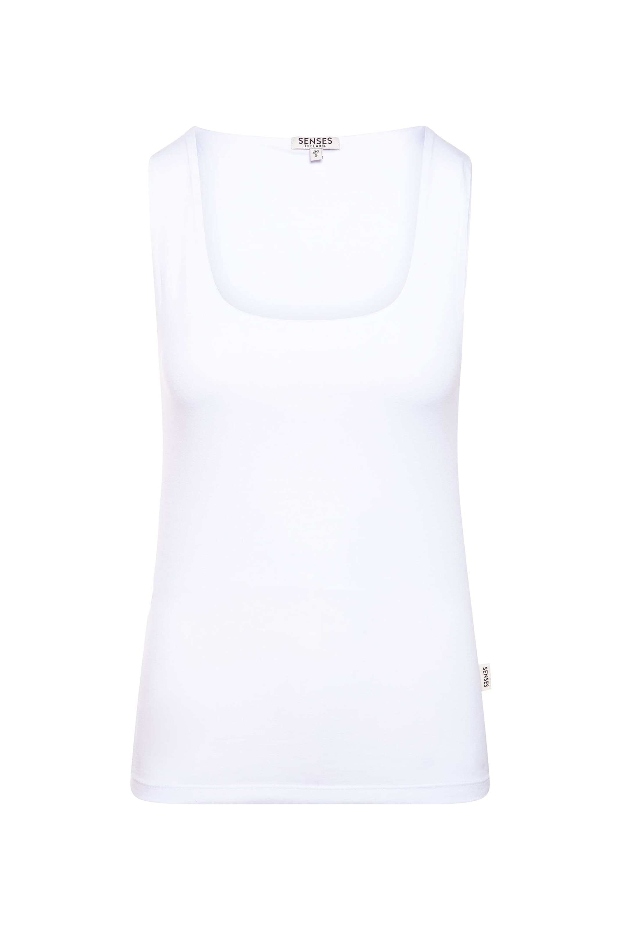 SENSES.THE LABEL Top in Weiß: Vorderseite