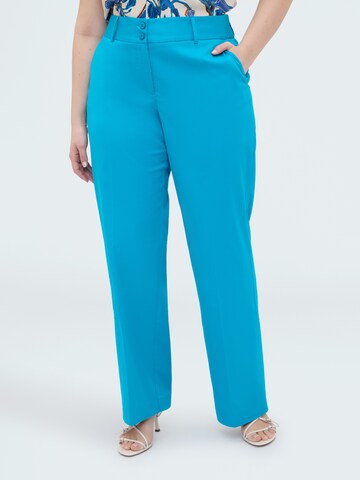 Fiorella Rubino Regular Broek in Blauw
