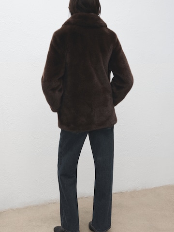 MANGO Prehodna jakna | rjava barva