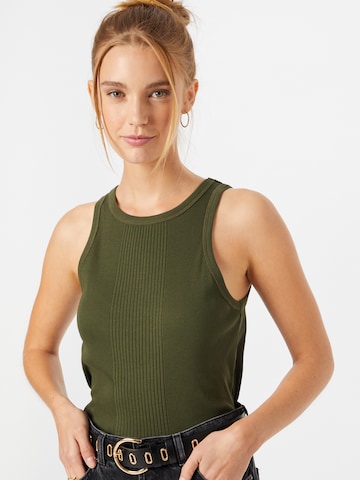 G-Star RAW Top in Groen: voorkant