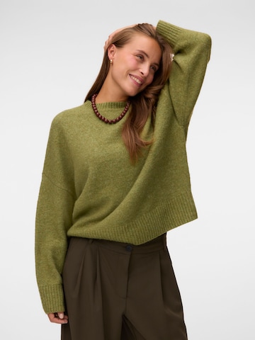 VERO MODA Pullover 'VMBoom' in Grün: Vorderseite