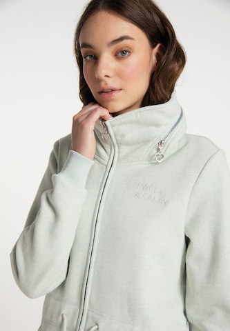 MYMO Zip-Up Hoodie in Green