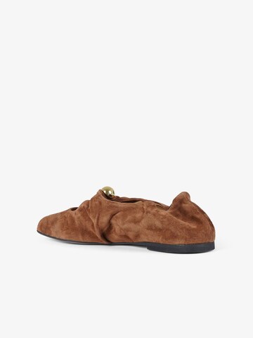 GISEL MOIRE Ballerinas in Beige