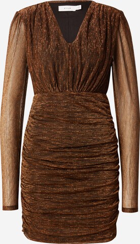 VILA Dress 'JAADE' in Brown: front