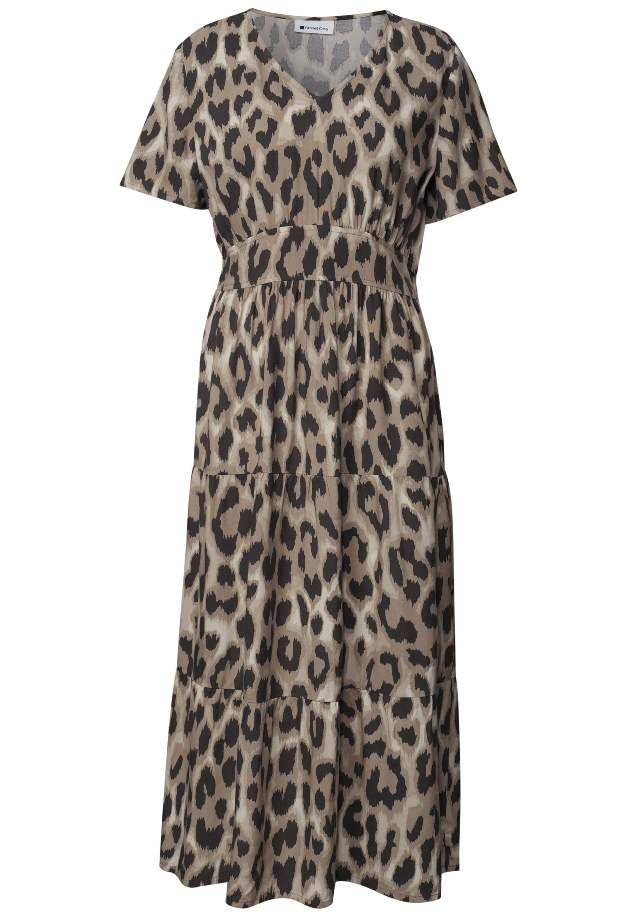 STREET ONE Kleid in Beige: Vorderseite