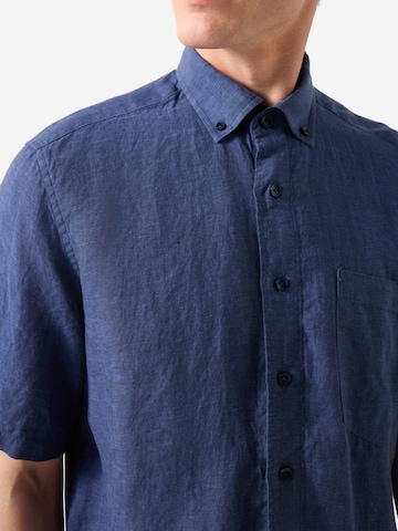 BOGNER Regular fit Button Up Shirt 'Lykos' in Blue