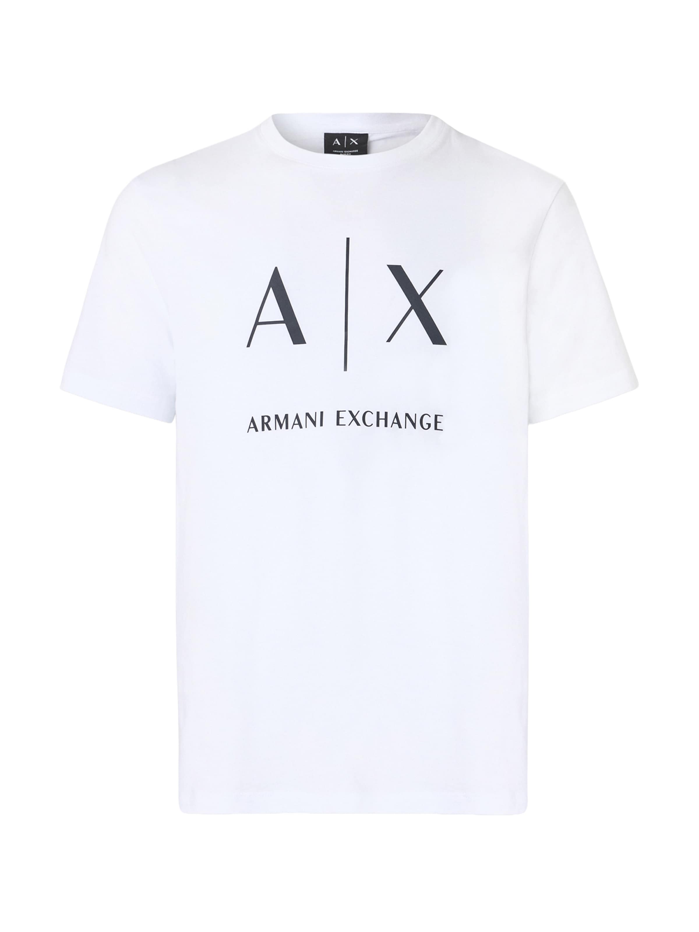 ARMANI EXCHANGE T-shirt i vit: framsida