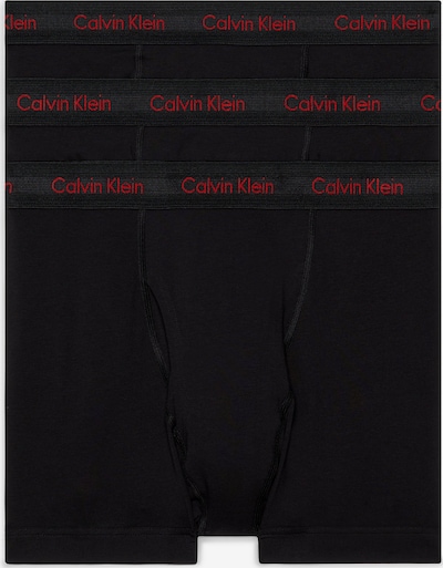 Calvin Klein Underwear Boxers en rouge sang / noir, Vue avec produit