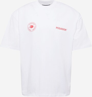 Pegador - Camiseta 'GORDAN' en blanco: frente