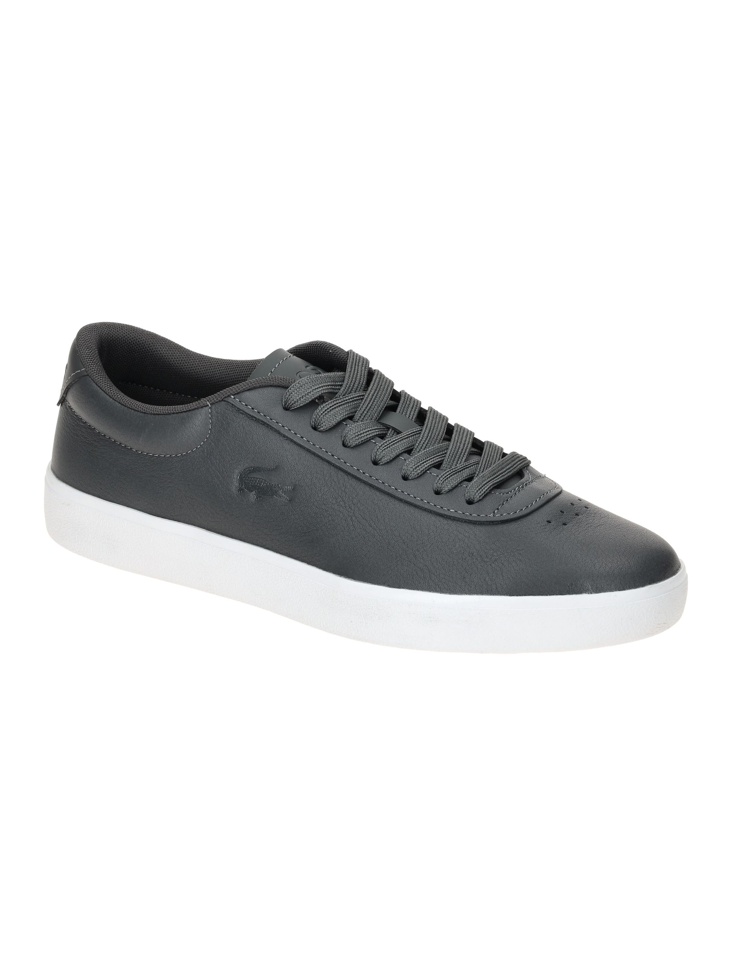 LACOSTE Lace-Up Shoes in Grey: front