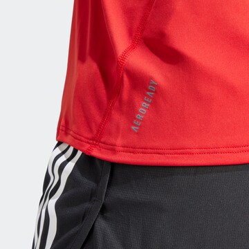ADIDAS PERFORMANCE Sports Top 'Adizero Essentials' in Red