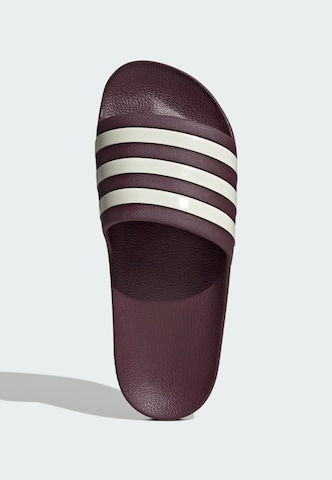 Claquettes / Tongs 'Adilette Aqua' ADIDAS PERFORMANCE en rouge