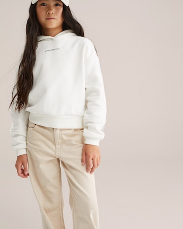 Wide Leg Jean WE Fashion en beige