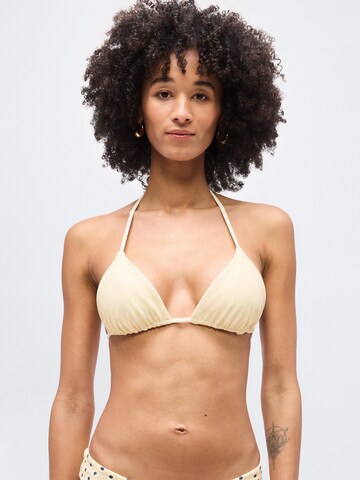 HOLLISTER Triangel Bikinitop in Beige