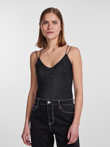 PIECES Shirt bodysuit 'SUNNI' in Black: front