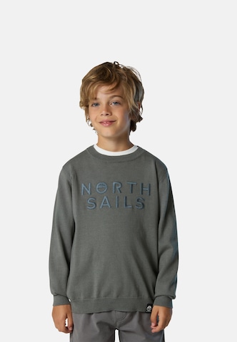 North Sails Trui in Grijs: voorkant