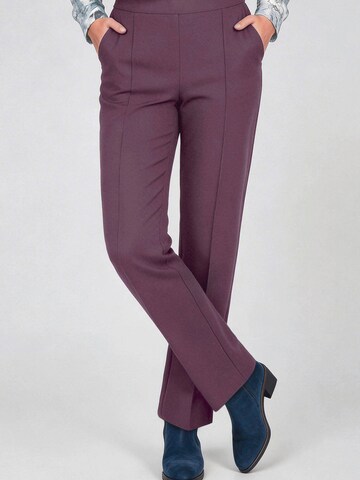 Regular Pantalon 'CARLA ' Goldner en violet