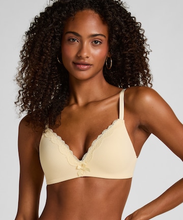 Hunkemöller Triangle Bra in Yellow