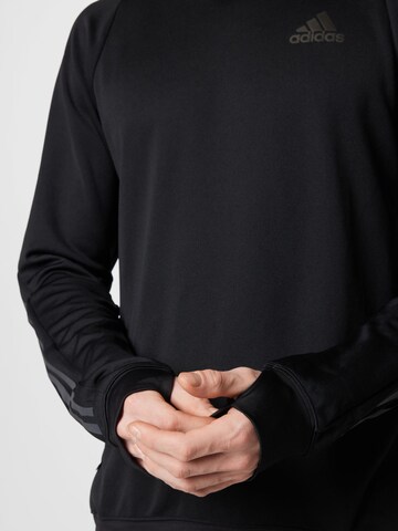 ADIDAS SPORTSWEAR Athletic Sweatshirt 'Run' in Black