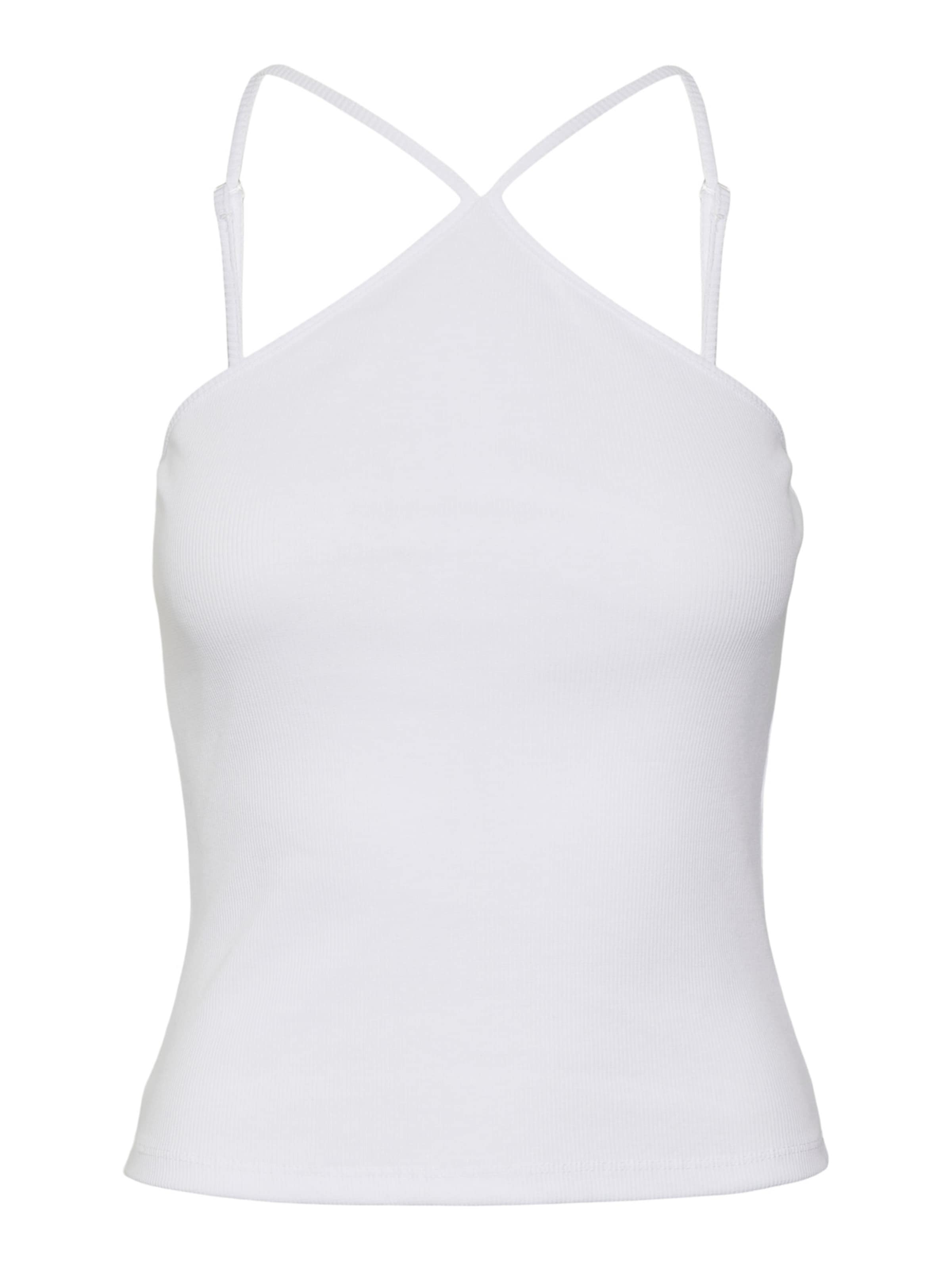 Top 'MAYA' di Noisy may in bianco: frontale