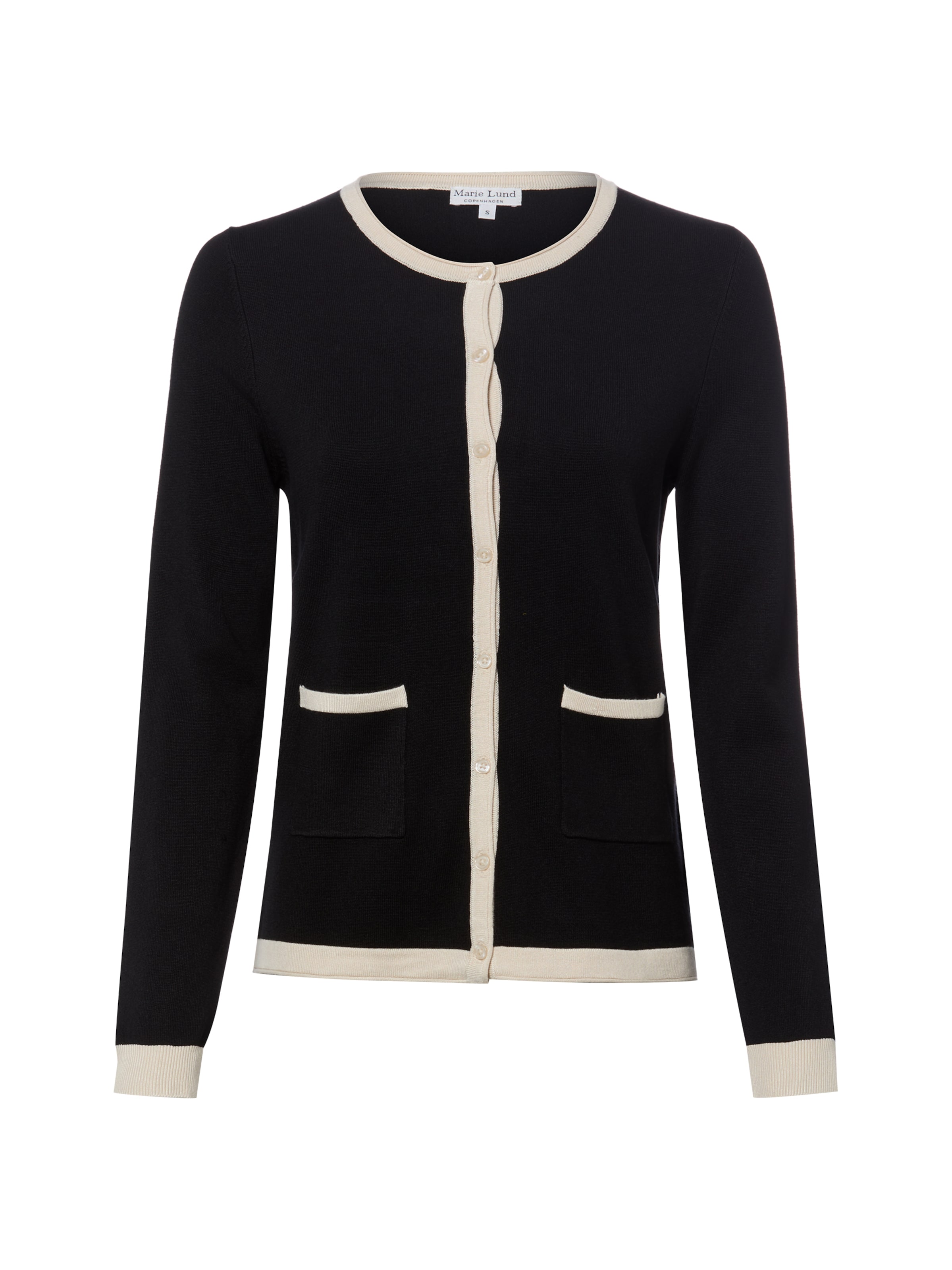 Cardigan Franco Callegari en noir : devant