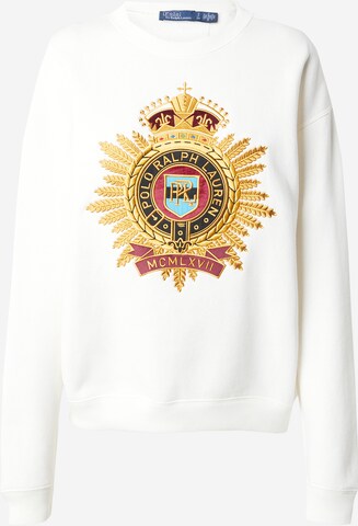 Polo Ralph Lauren Sweatshirt i vit: framsida