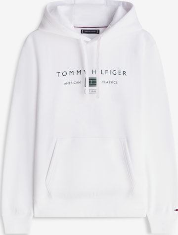 TOMMY HILFIGER Mikina 'Brand Love' – bílá: přední strana