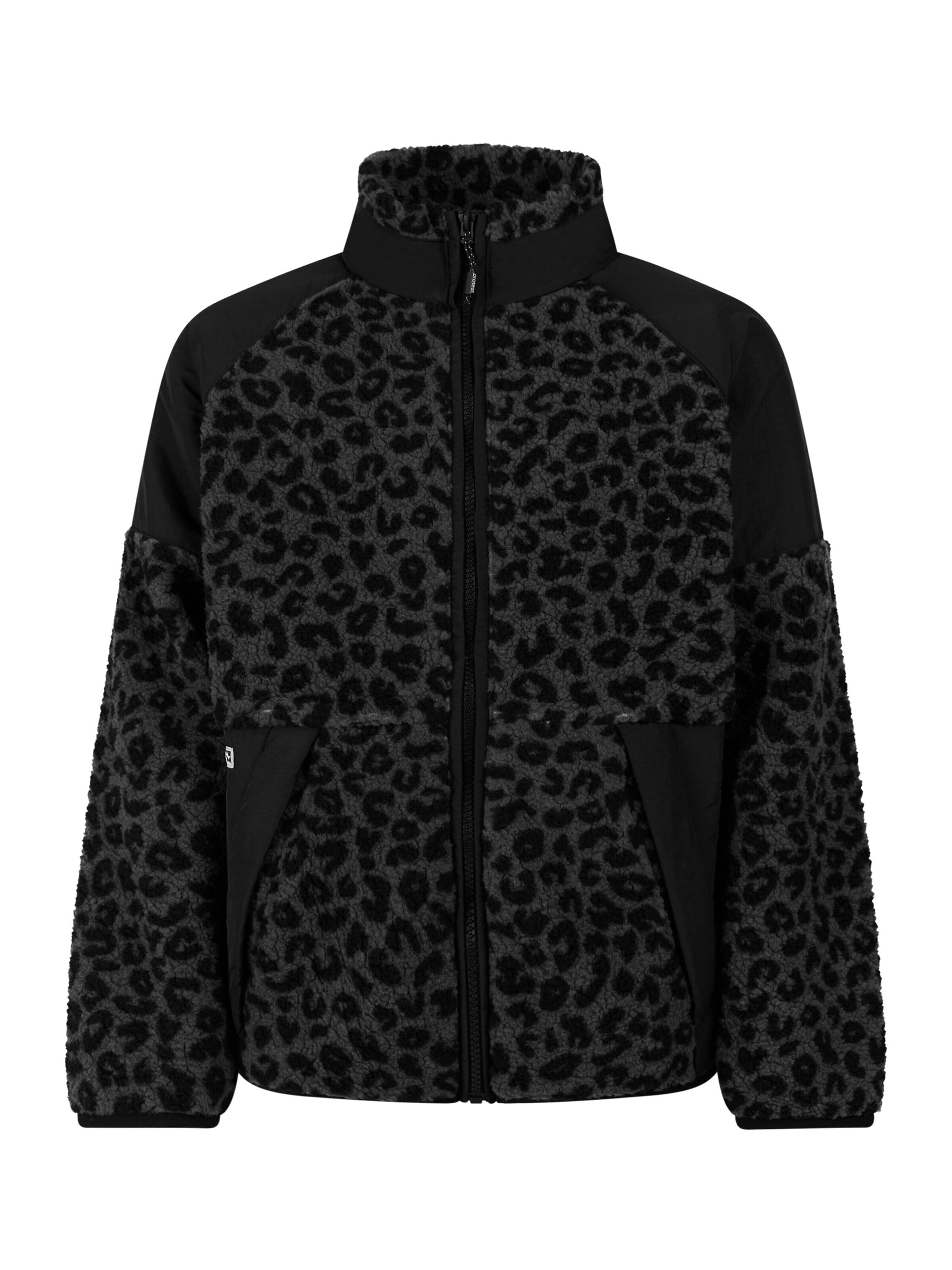 PROTEST Fleece Jacket 'PRTJohanna JR' in Black: front