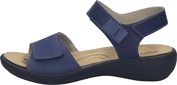 JOSEF SEIBEL Sandale Ibiza 13 in Blau: Vorderseite