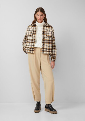 Effilé Pantalon à pince s.Oliver en marron