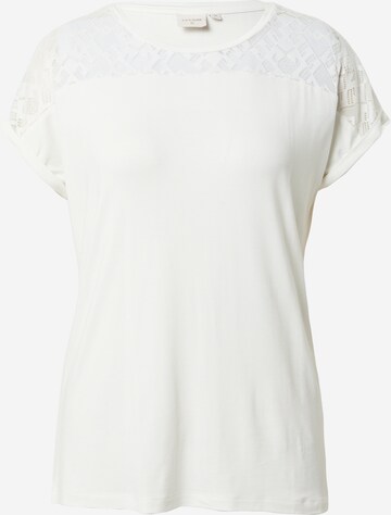 T-shirt Cream en blanc : devant