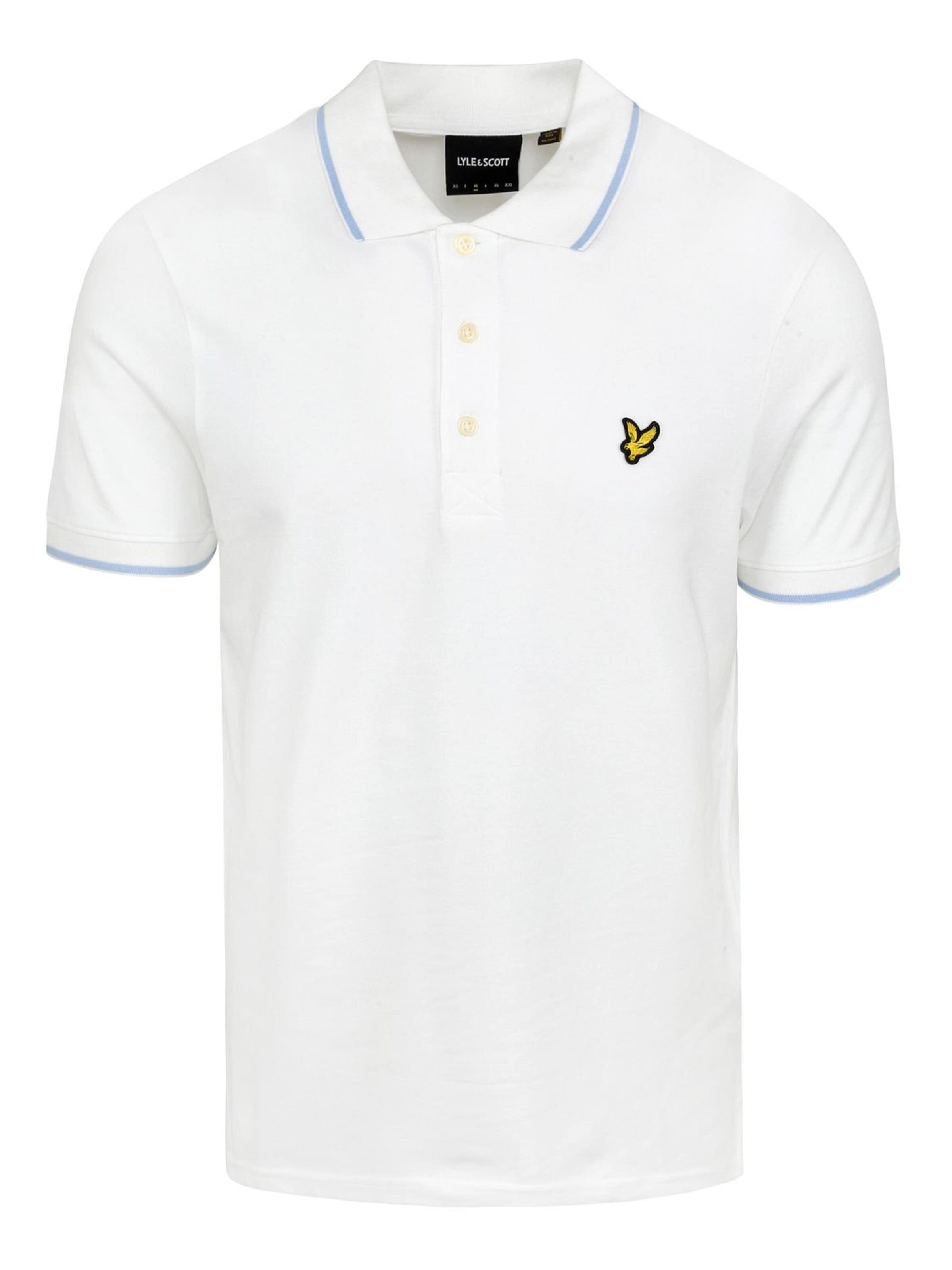 T-Shirt Lyle & Scott en blanc : devant