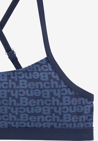 BENCH Bustier Bikini in Blau