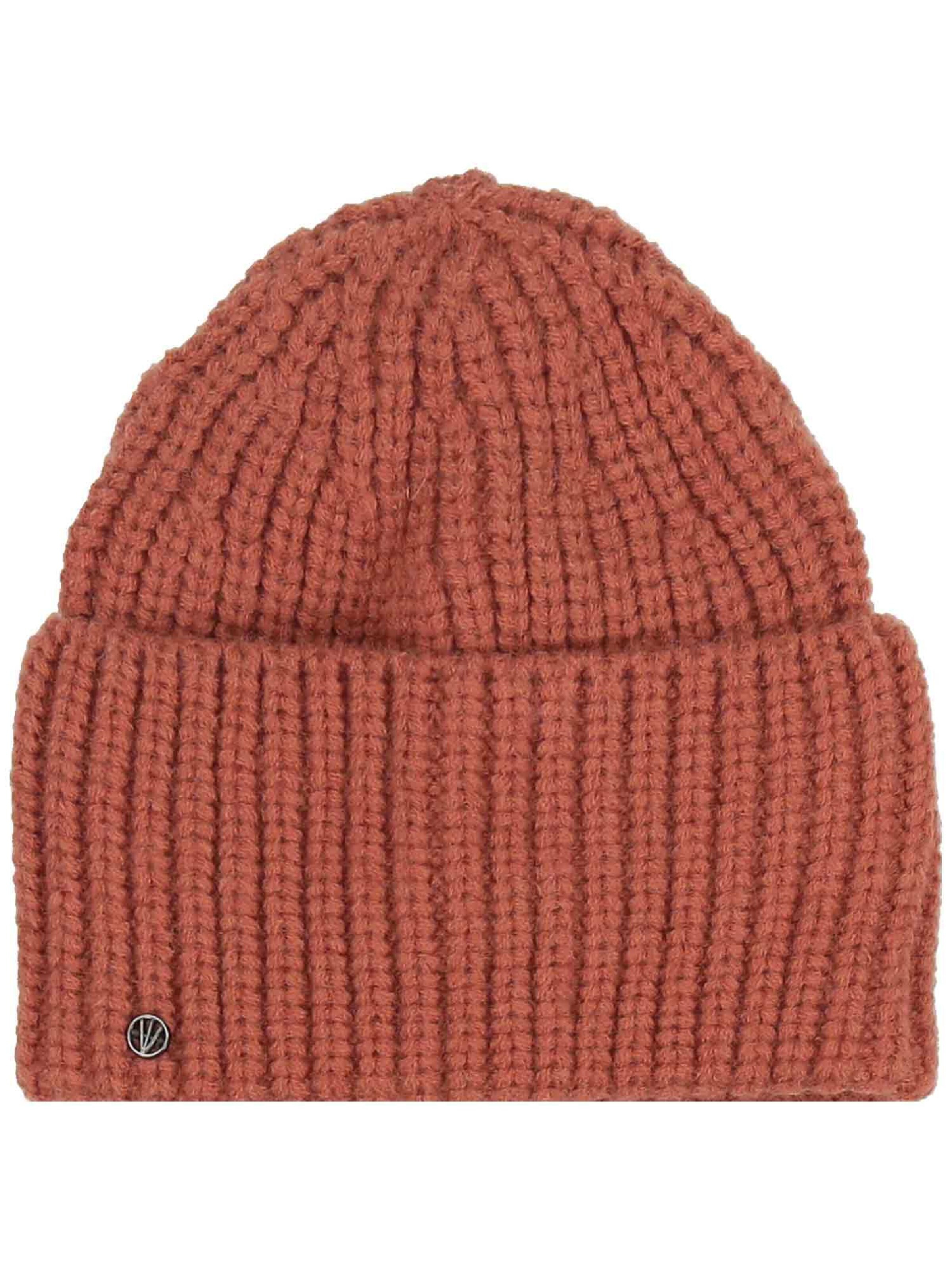 LOEVENICH Mütze in Braun: Vorderseite