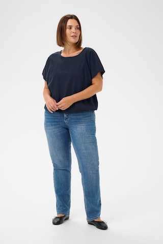 KAFFE CURVE - Blusa 'KCNana' en azul