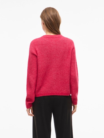 VILA Knit Cardigan 'VILory' in Pink