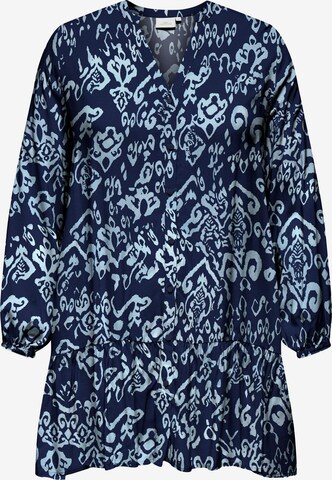 Robe-chemise 'MARRAKESH' ONLY Carmakoma en bleu : devant