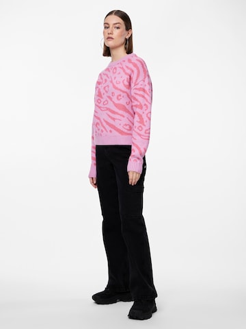 PIECES Sweater 'JEO' in Pink
