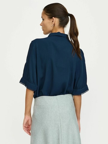 T-shirt ' SREbba ' Soft Rebels en bleu : derrière