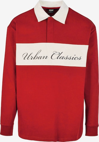 T-Shirt Urban Classics en rouge : devant