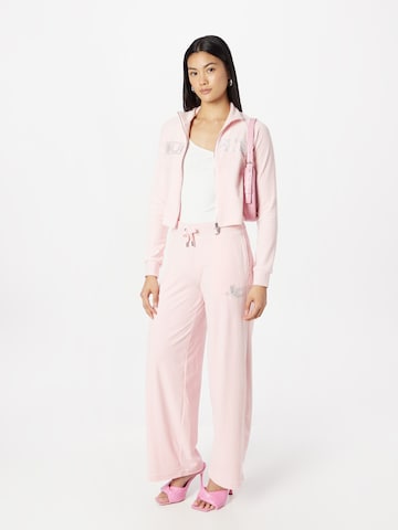 Juicy Couture Zip-Up Hoodie 'LELU' in Pink