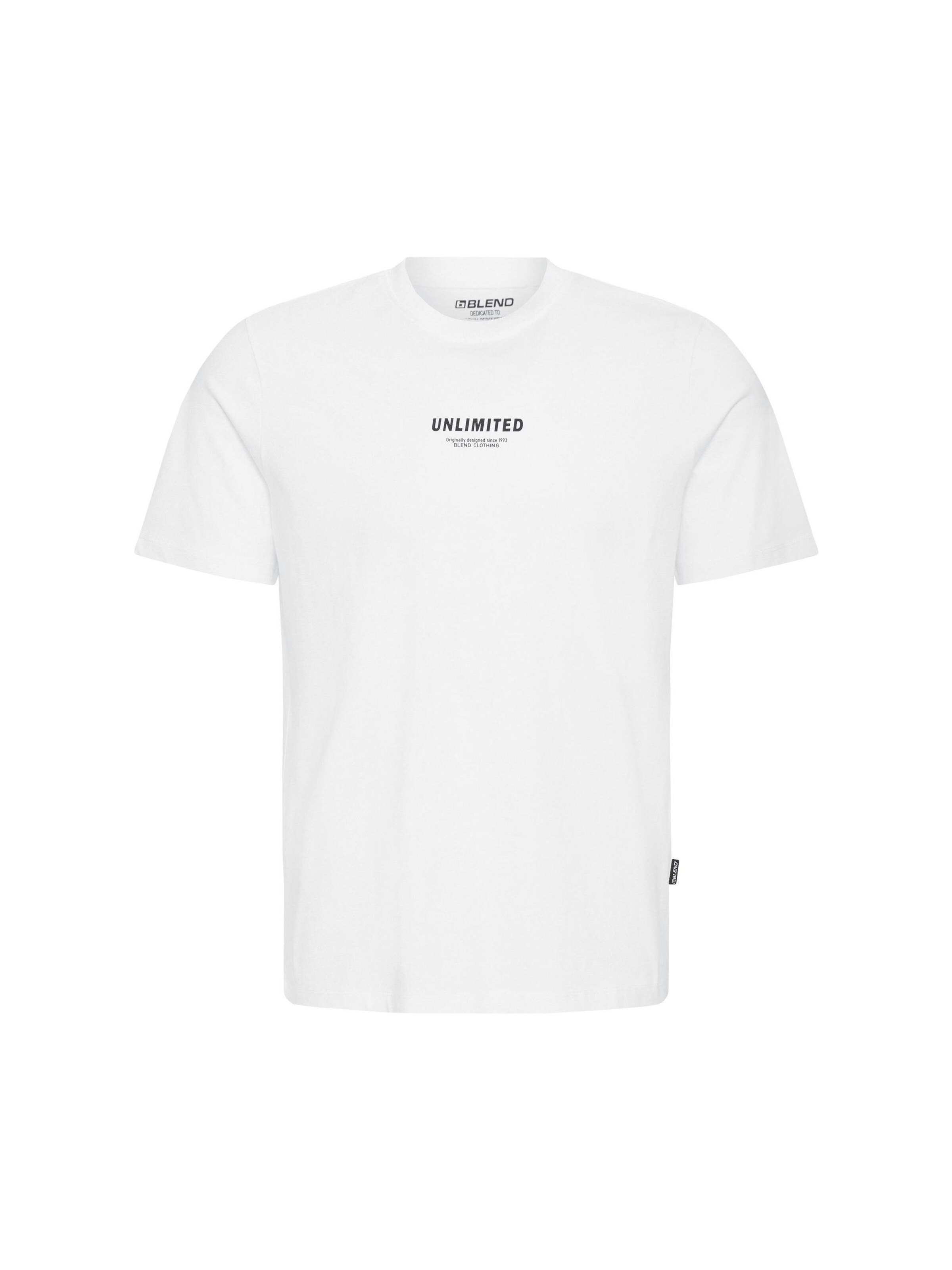 BLEND - Camiseta ' BHStema ' en blanco: frente