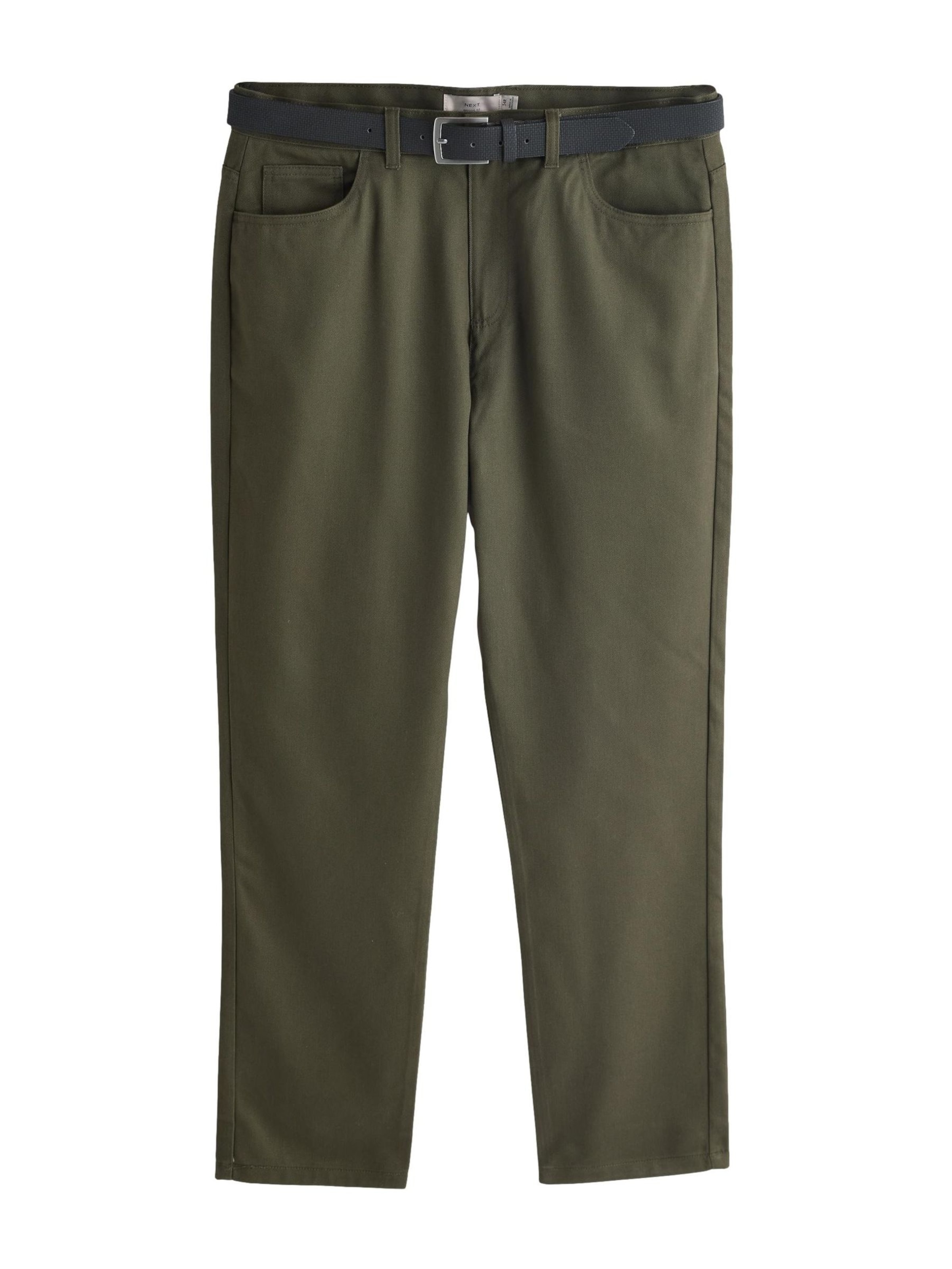Next Regular Broek in Groen: voorkant