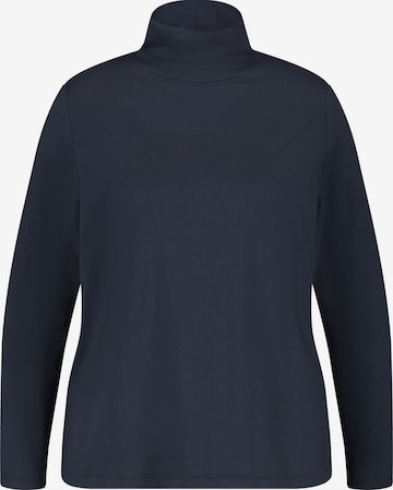 SAMOON Shirt in Blue: front